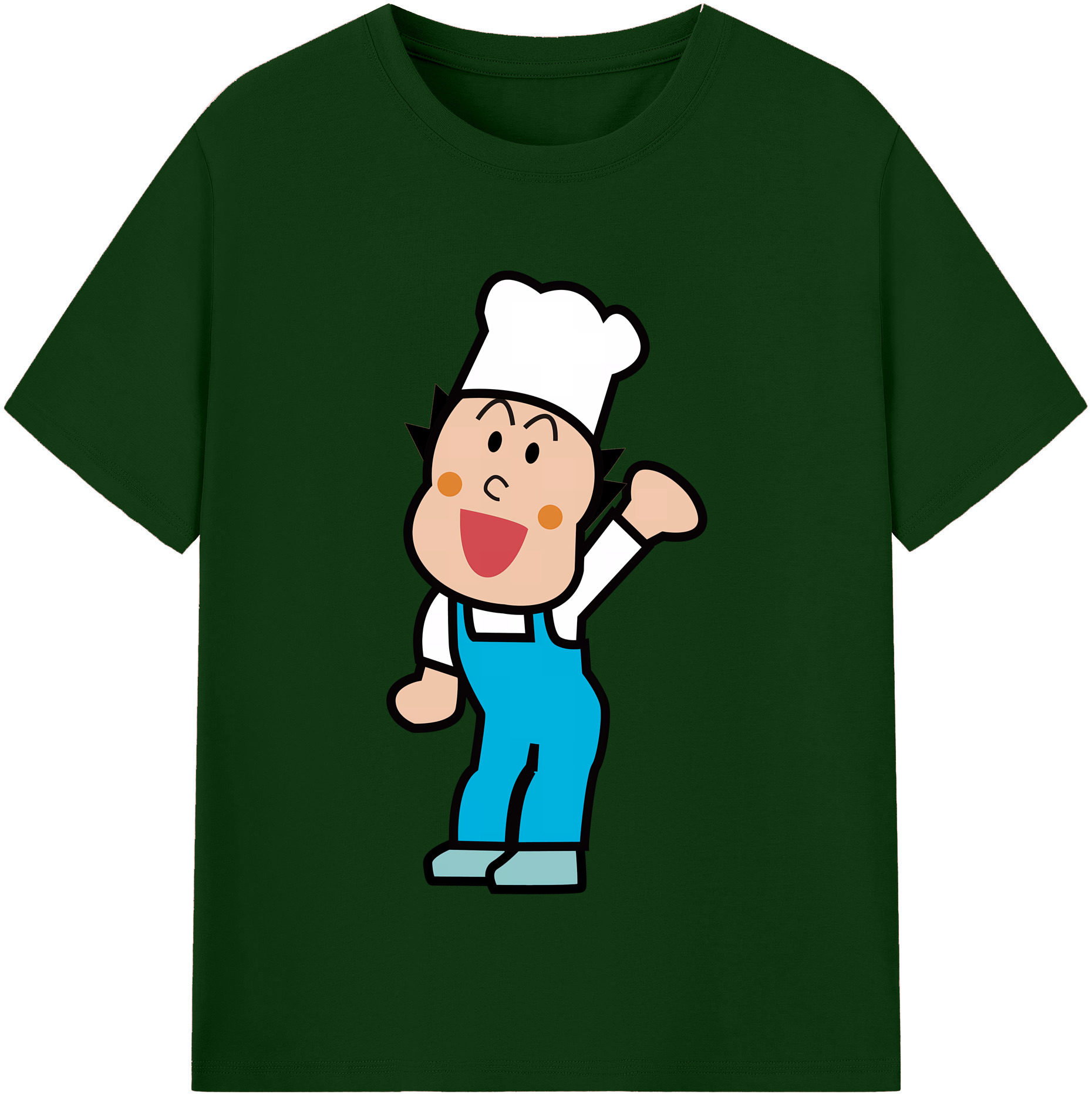 （画像用） アンパンマン Anpanman 綿100％半袖Tシャツ（フロントプリント）